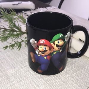 Mario Brothers glass mug